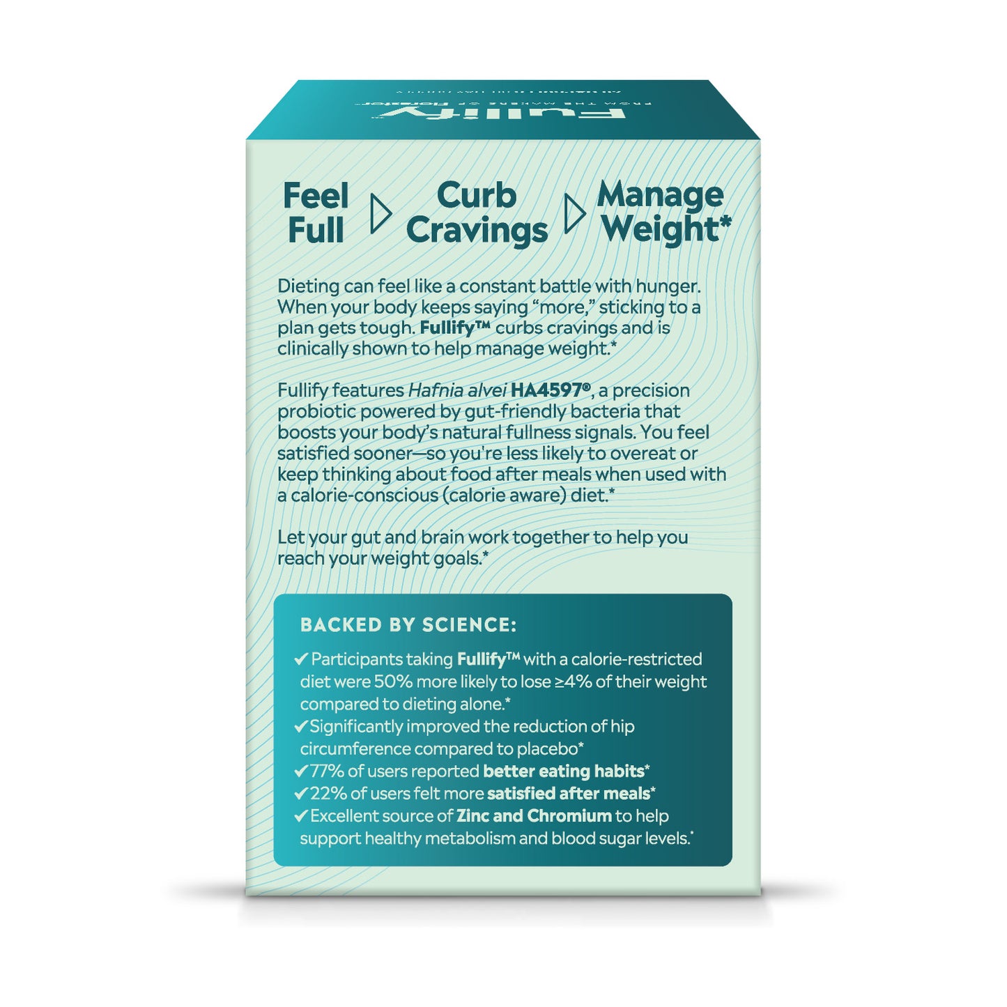 Fullify™ Precision Probiotic for Appetite Management & Weight Loss*